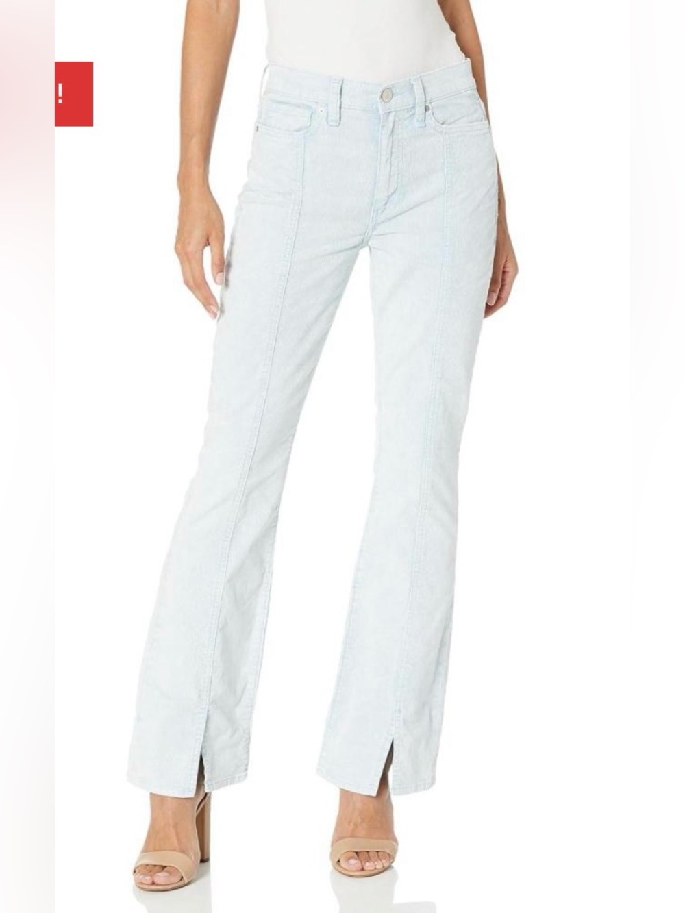 Hudson Barbara Skyride Light Blue Corduroy Jeans